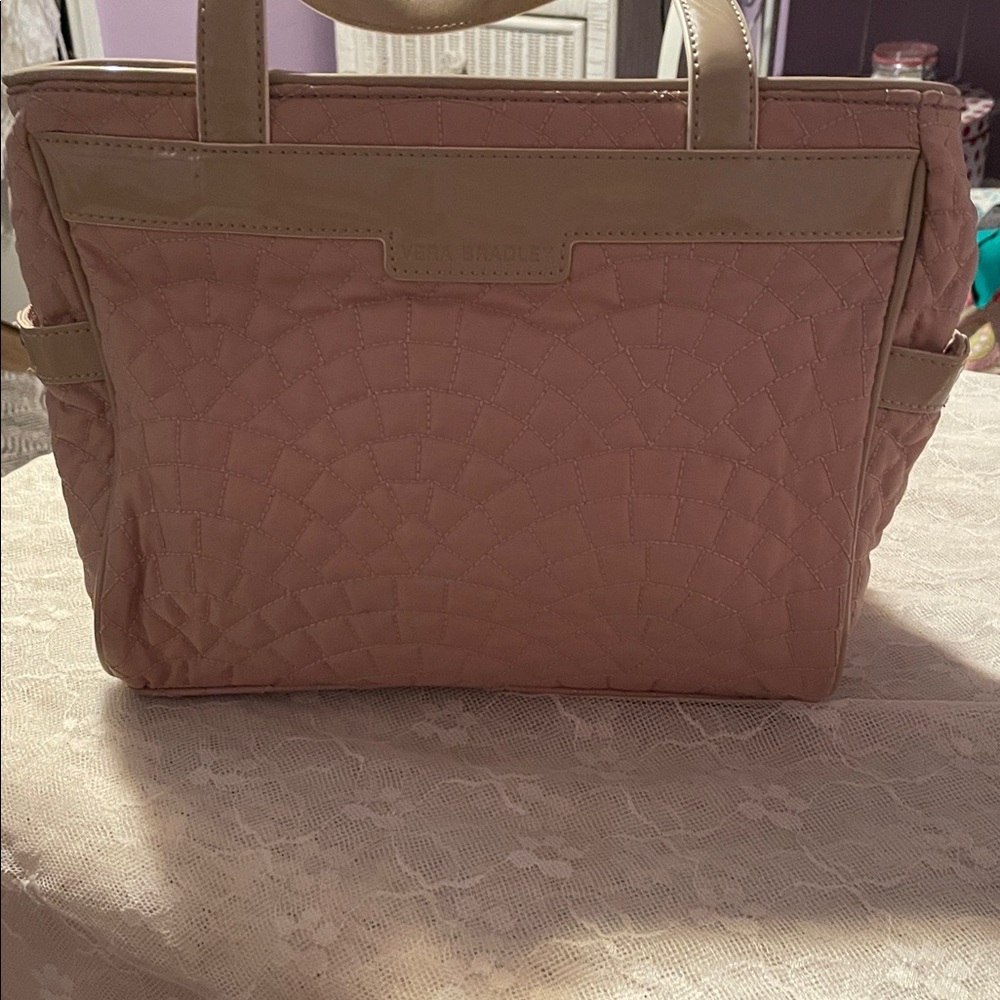 Vera Bradley Beige Quilted Women's Bag